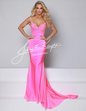 Johnathan Kayne 2941 Strapless Beaded Lycra Prom Dress