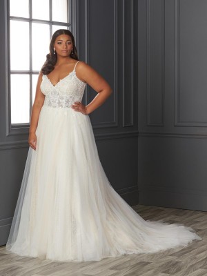 Christina Wu Love 29410 Sparkling Plus Size Wedding Gown