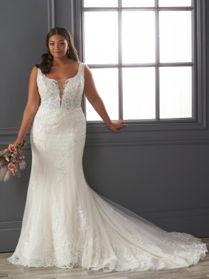 Christina Wu Love 29411 Fit and Flare Plus Size Bridal Gown