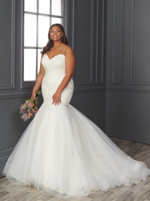 Christina Wu Love 29412 Plus Size Mermaid Wedding Gown