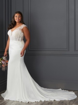 Christina Wu Love 29417 Illusion Plus Size Wedding Gown