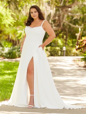 Christina Wu Love 29427 Understated Plus Size Wedding Gown