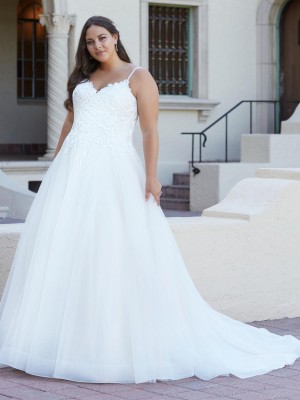 Christina Wu Love 29428 Plus Size Sparkling Wedding Gown