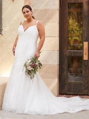 Christina Wu Love 29434 Effortless Plus Size Wedding Gown