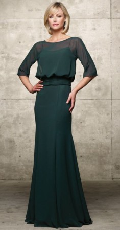 Jean De Lys Chiffon Mermaid Evening Dress 29437 by Alyce Designs