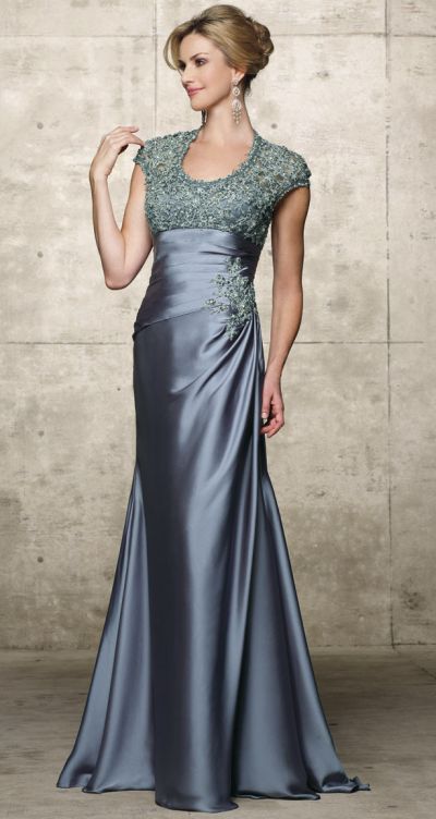 Jean De Lys Satin Chiffon Mothers Evening Dress 29439 by Alyce: French ...