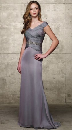 Jean De Lys Iridescent Chiffon Mothers Evening Dress 29440 by Alyce