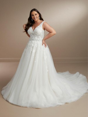 Christina Wu Love 29447 Airy Plus Size Wedding Gown