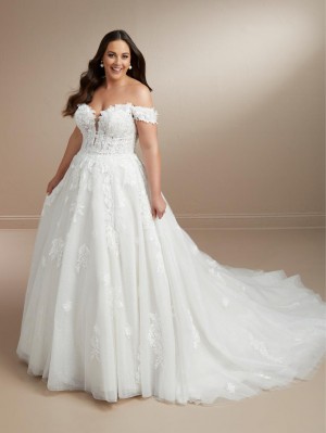 Christina Wu Love 29450 Striking Plus Size Wedding Gown