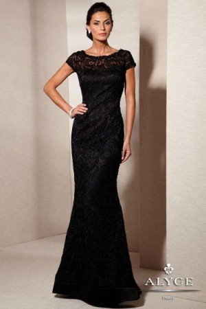 Alyce Paris JDL 29602 Cap Sleeve Mermaid Gown