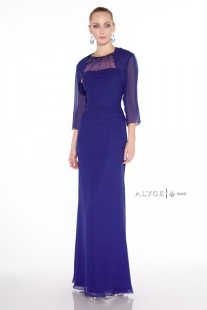 Alyce Jean De Lys 29750 Mothers Gown with Illusion
