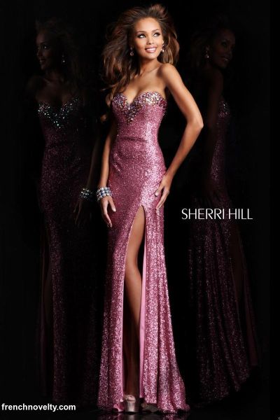 sherri hill beaded gown