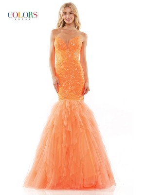 Colors Dress 2985 Sequin Mermaid Prom Gown