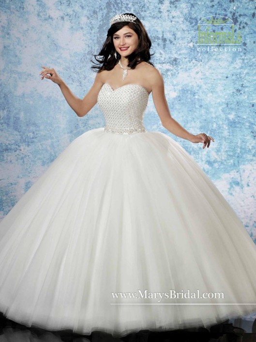 Marys Bridal 2b795 Informal Ball Gown With Bolero French Novelty Marys Bridal 2b795 Informal Ball Gown With Bolero