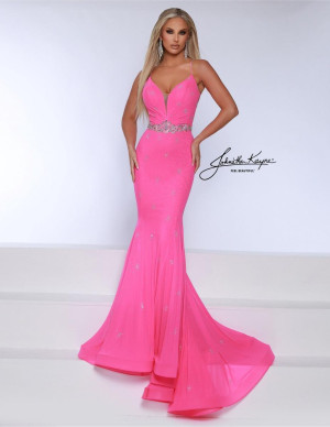Johnathan Kayne 3008 Strappy Open Back Prom Dress