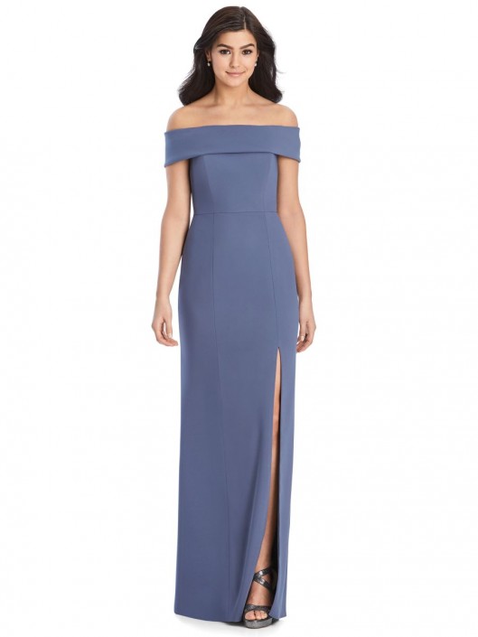 dessy one shoulder bridesmaid dress