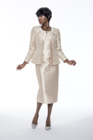 Susanna 3036 Silky Look 3 Piece Womens Church Suit