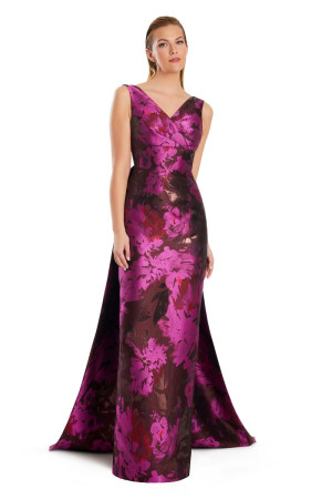 Alexander by Daymor 3043D Gown with Removable Train