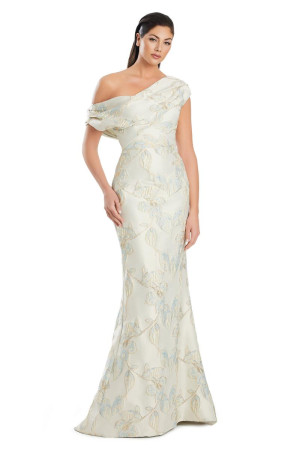 Alexander by Daymor 3044 Asymmetrical Draped Gown