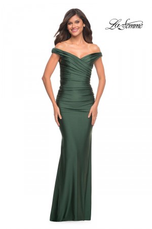La Femme 30631 Off the Shoulder Prom Dress