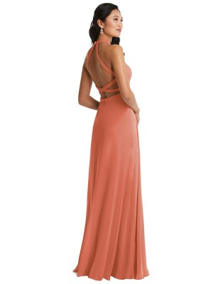 Dessy Collection 3082 Alluring Open Back Bridesmaid Gown