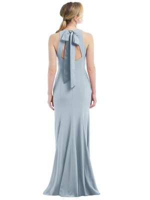 Dessy Collection 3084 Open Bow Back Bridesmaid Gown