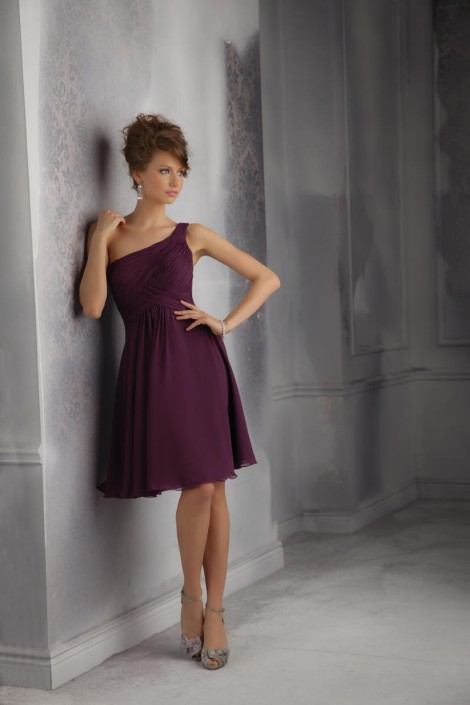 Size 12 Eggplant Mori Lee Affairs 31043 Short Bridesmaid Dress Size 12 Eggplant Mori Lee Affairs 31043 Short Bridesmaid Dress