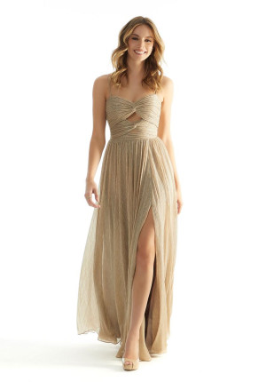 Morilee 31239 Glimmering Twist Cut Out Bridesmaid Dress