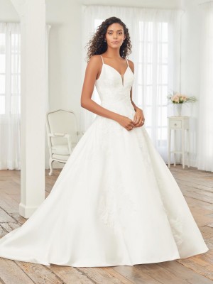 Adrianna Papell Platinum 31242 Feminine Wedding Gown