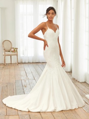 Adrianna Papell Platinum 31250 Balloon Hem Bridal Gown