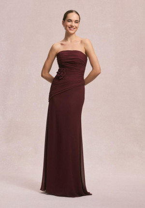 Morilee 31255 Flower Tie Ruched Bridesmaid Dress