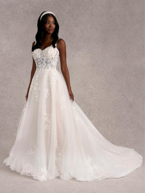 Adrianna Papell Platinum 31261 Dreamy Wedding Gown