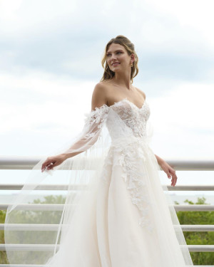 Adrianna Papell Platinum 31277 Enchanting Wedding Gown