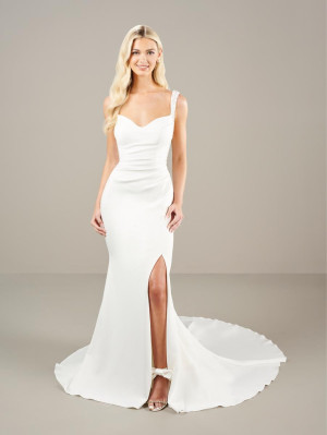 Adrianna Papell Platinum 31283 Elegant Wedding Gown
