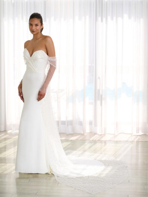 Adrianna Papell Platinum 31287 Sultry Wedding Gown
