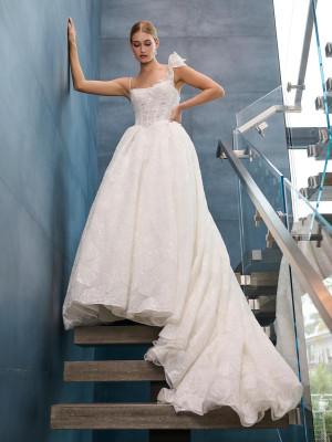 Adrianna Papell Platinum 31326 Stunning Wedding Gown