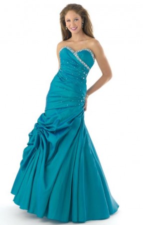 Iridescent Taffeta Prom Dresses 2011 Mystique 3142