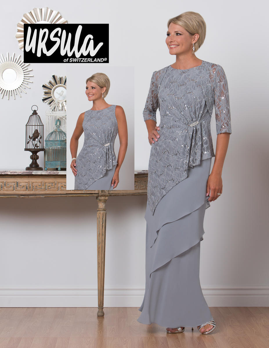 Ursula 31471 Mother of the Bride Tiered Dress with Jacket