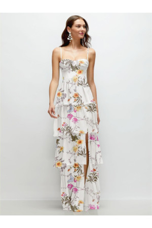 Dessy Collection 3160 Tiered Ruffle Bridesmaid Dress
