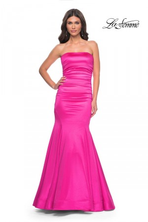 La Femme 31980 Liquid Jersey Mermaid Dress