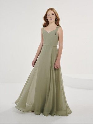 Christina Wu Celebration 32149 Bow Strap Mini Maids Gown