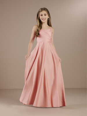 Christina Wu 32203 Draped Cowl Back Mini Maids Dress