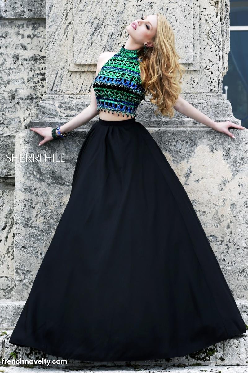 sherri hill beaded gown