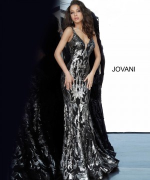 Jovani 3263 Sparkling Designer Gown