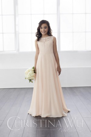 Christina Wu 32813 Mini Maids Gown with Lace