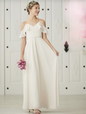 Christina Wu 32883 Off Shoulder Ruffle Junior Bridesmaid Dress