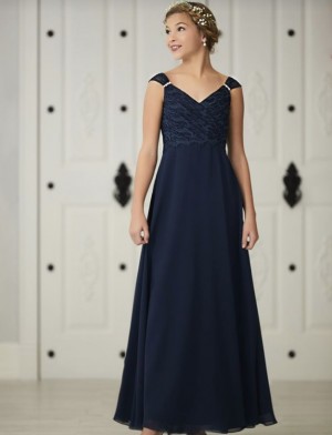 Christina Wu 32892 Lace Top Junior Bridesmaid Dress