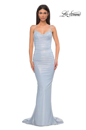 Size 0 Bronze La Femme 32973 Prom Dress
