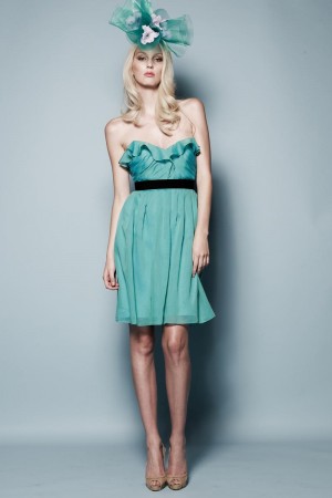 Watters 3360 Short Print Bridesmaid Dress
