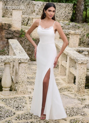 Christina Wu 34005 Cowl Neck Destination Wedding Gown